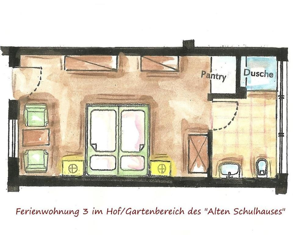 شقة Altes Schulhaus باد شفارتاو الغرفة الصورة