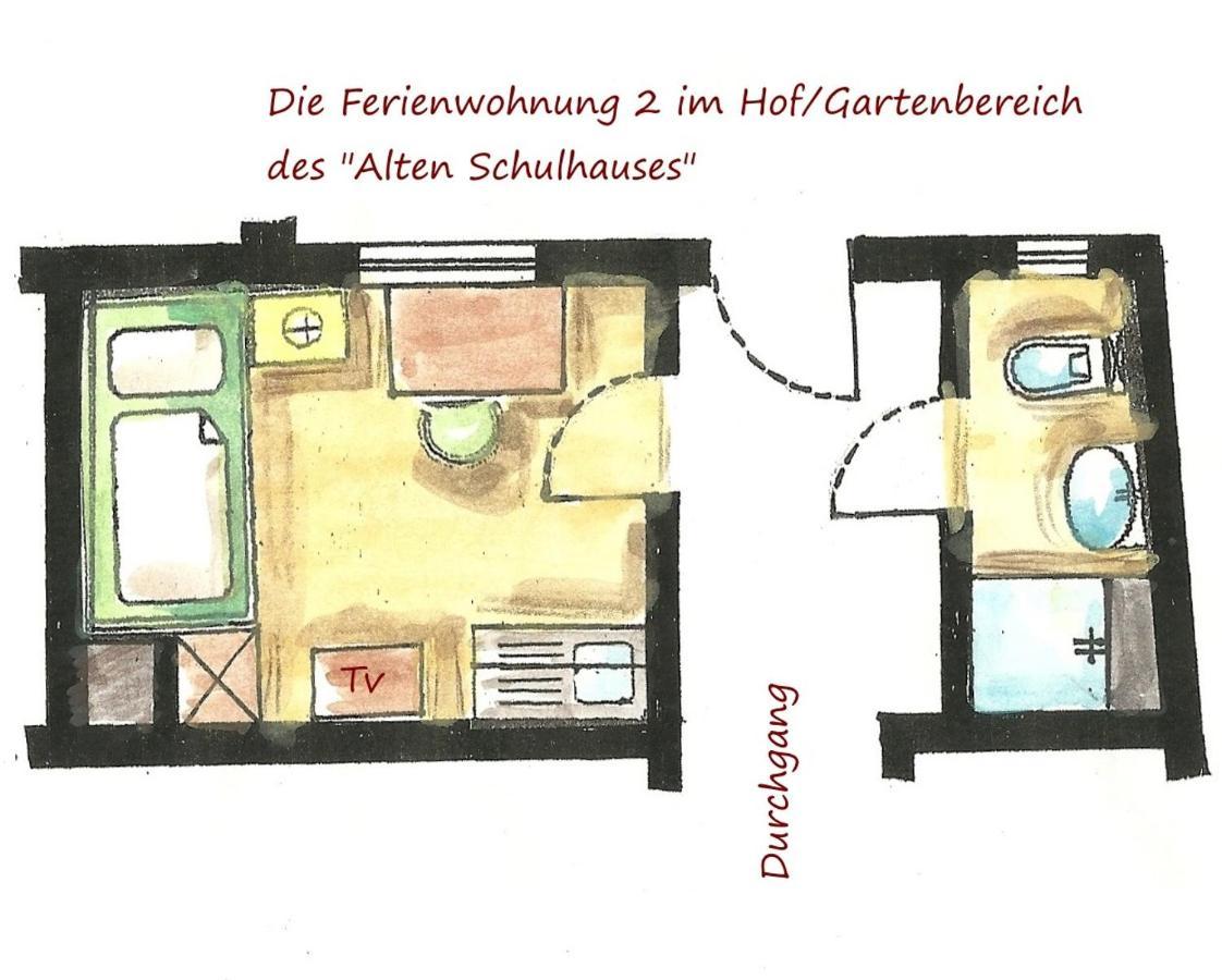 شقة Altes Schulhaus باد شفارتاو الغرفة الصورة