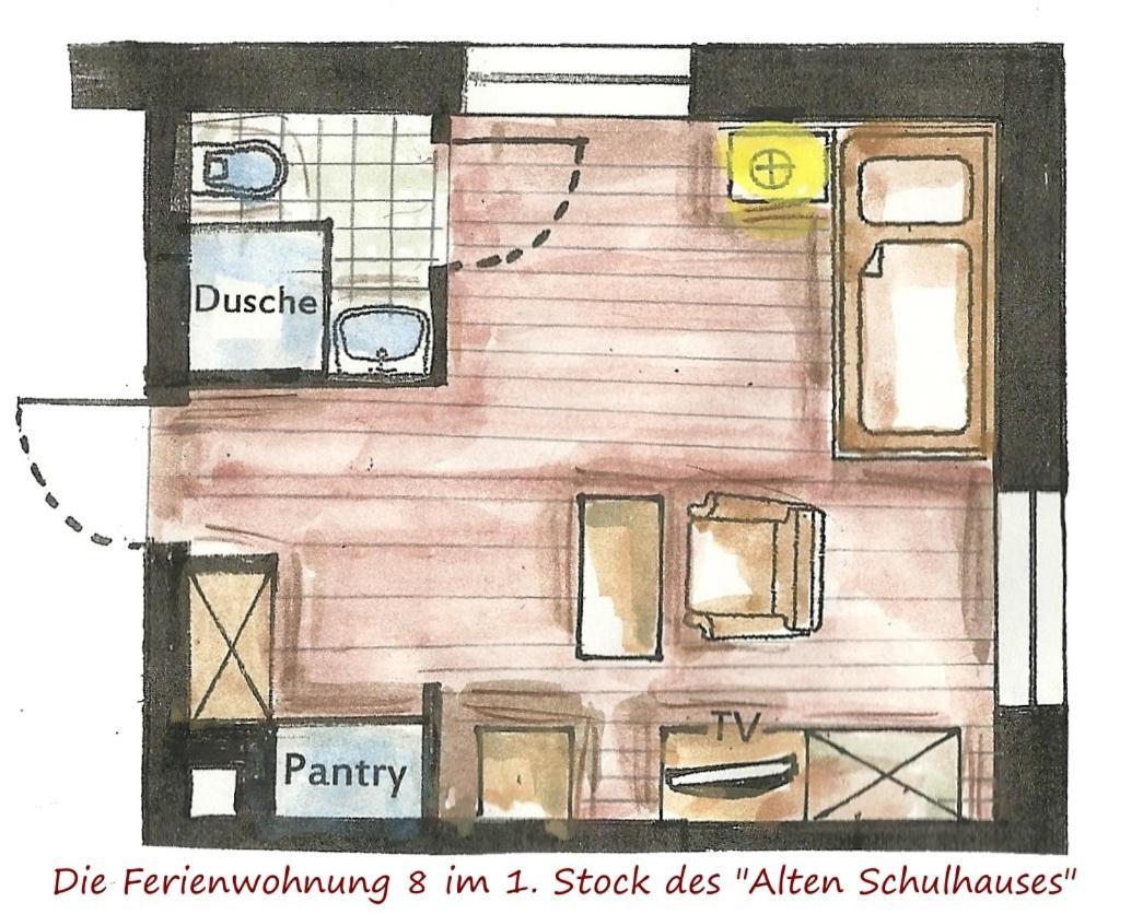 شقة Altes Schulhaus باد شفارتاو الغرفة الصورة